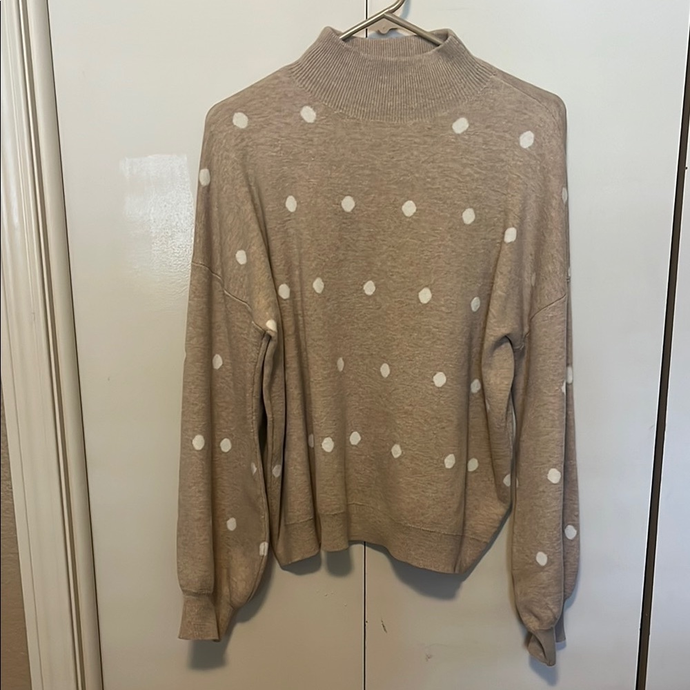 Polka dot sweater